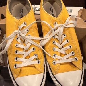 Converse Yellow and White Women's Sneakers